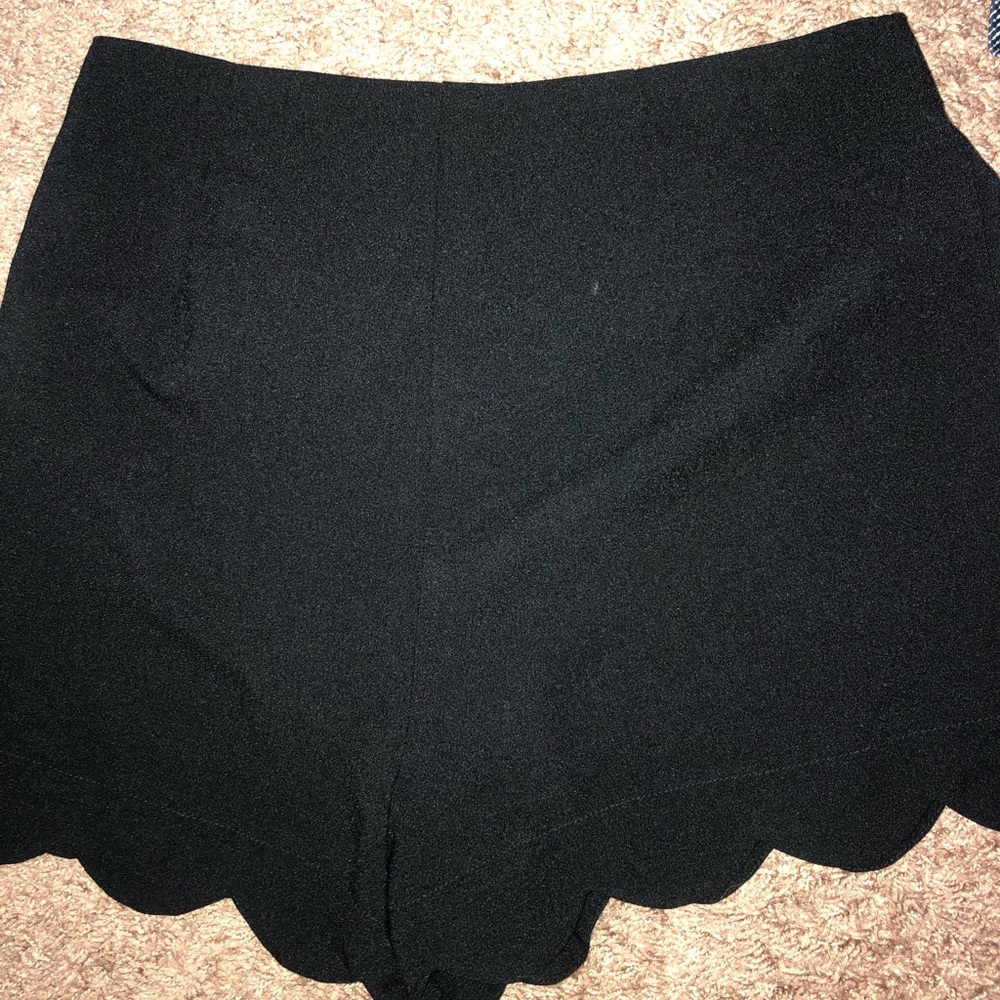 Scalloped shorts